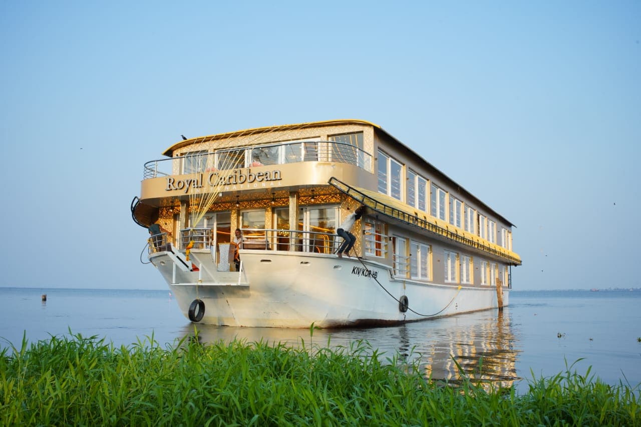 Royal Caribbean houseboat on the backwaters