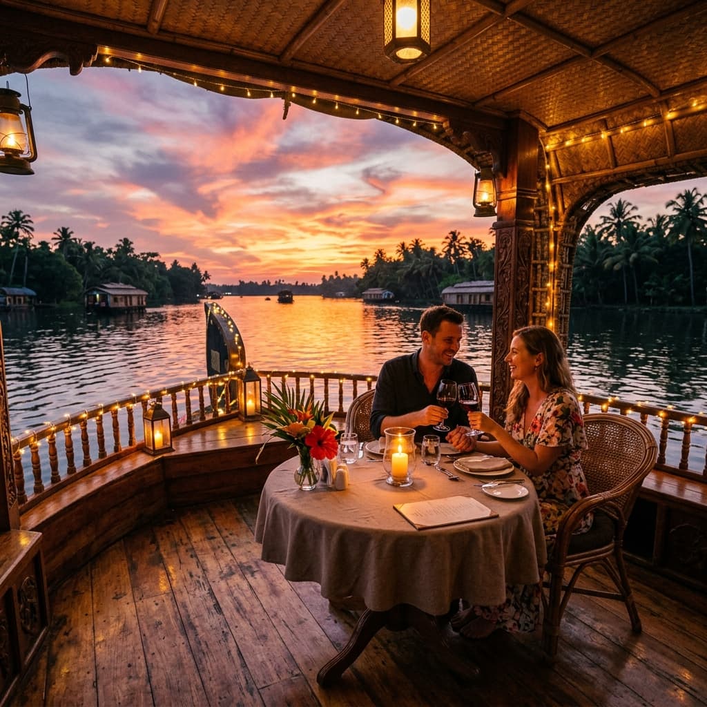 Honeymoon on the Backwaters: A Romantic Escape